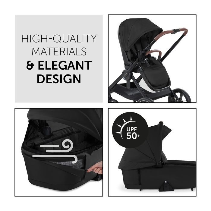 Коляска Hauck 2 в 1 Walk N Care Air (Black) (16547-8) зображення 11