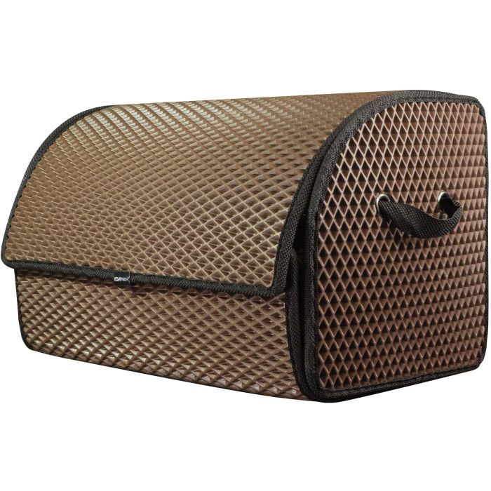 Сумка-органайзер EVAtech M-PRO 32x50x30 см. Ромб коричневый с черным кантом (BS13642OM3RZB) изображение 5