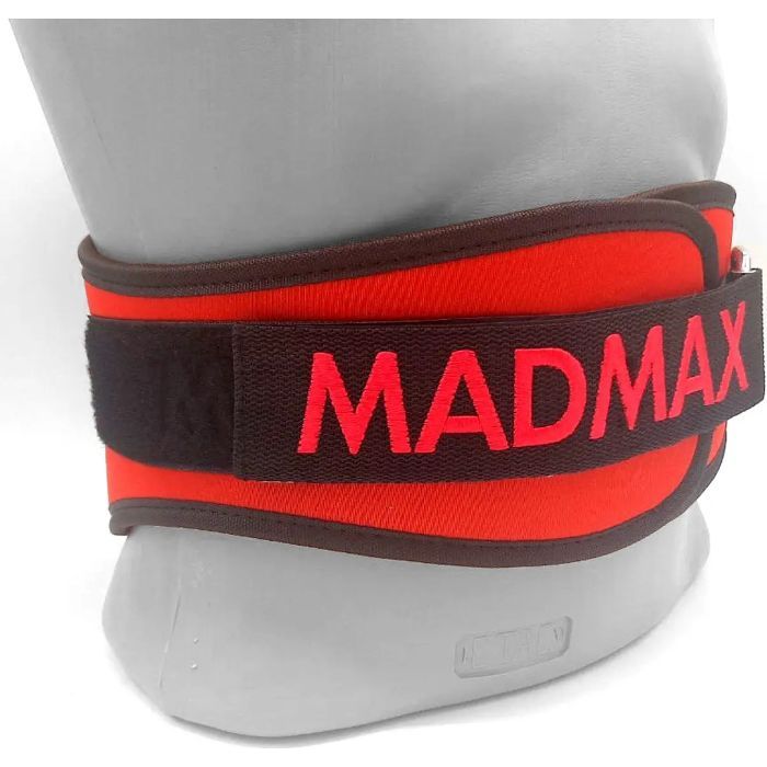 Атлетичний пояс MadMax MFB-421 Simply the Best неопреновий Red M (MFB-421-RED_M) зображення 5