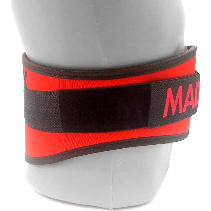 Атлетичний пояс MadMax MFB-421 Simply the Best неопреновий Red M (MFB-421-RED_M) зображення 6