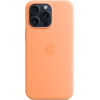 Чехол для мобильного телефона Apple iPhone 15 Pro Max Silicone Case with MagSafe Orange Sorbet (MT1W3ZM/A) изображение 2