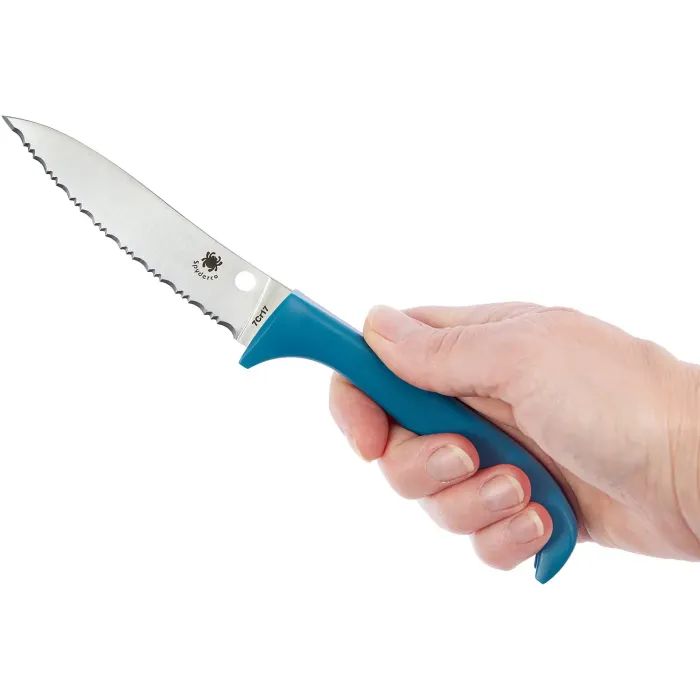 Нож Spyderco Counter Critter Serrated Blue (K21SBL) изображение 4 Нож Spyderco Counter Critter Serrated Blue (K21SBL) изображение 4