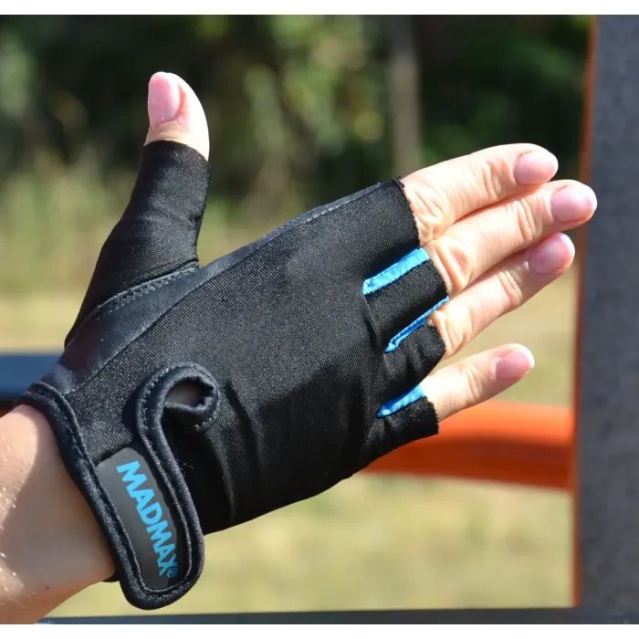 Перчатки для фитнеса MadMax MFG-251 Rainbow Turquoise XS (MFG-251-TRQ_XS) изображение 4