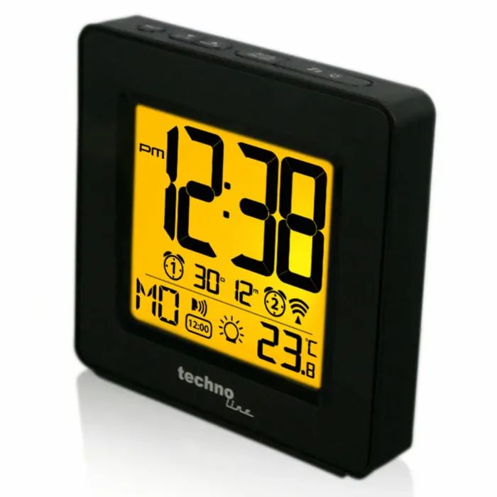 Настольные часы Technoline WT330 Black (DAS301808) изображение 3