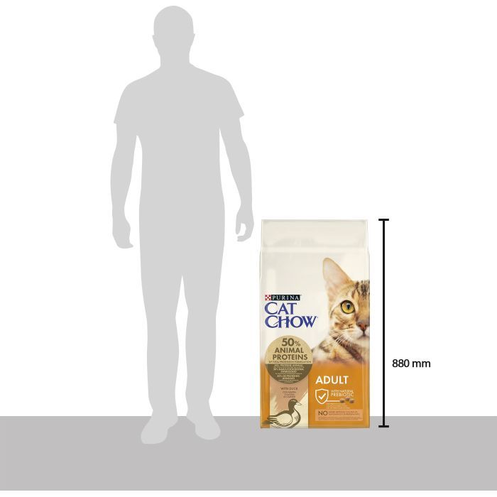 Сухой корм для кошек Purina Cat Chow Adult с уткой 15 кг (7613035394889) изображение 4