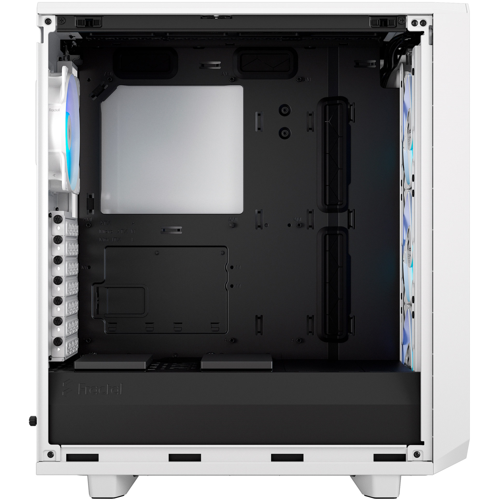 Корпус Fractal Design Meshify 2 Compact RGB White TG (FD-C-MES2C-08) изображение 4