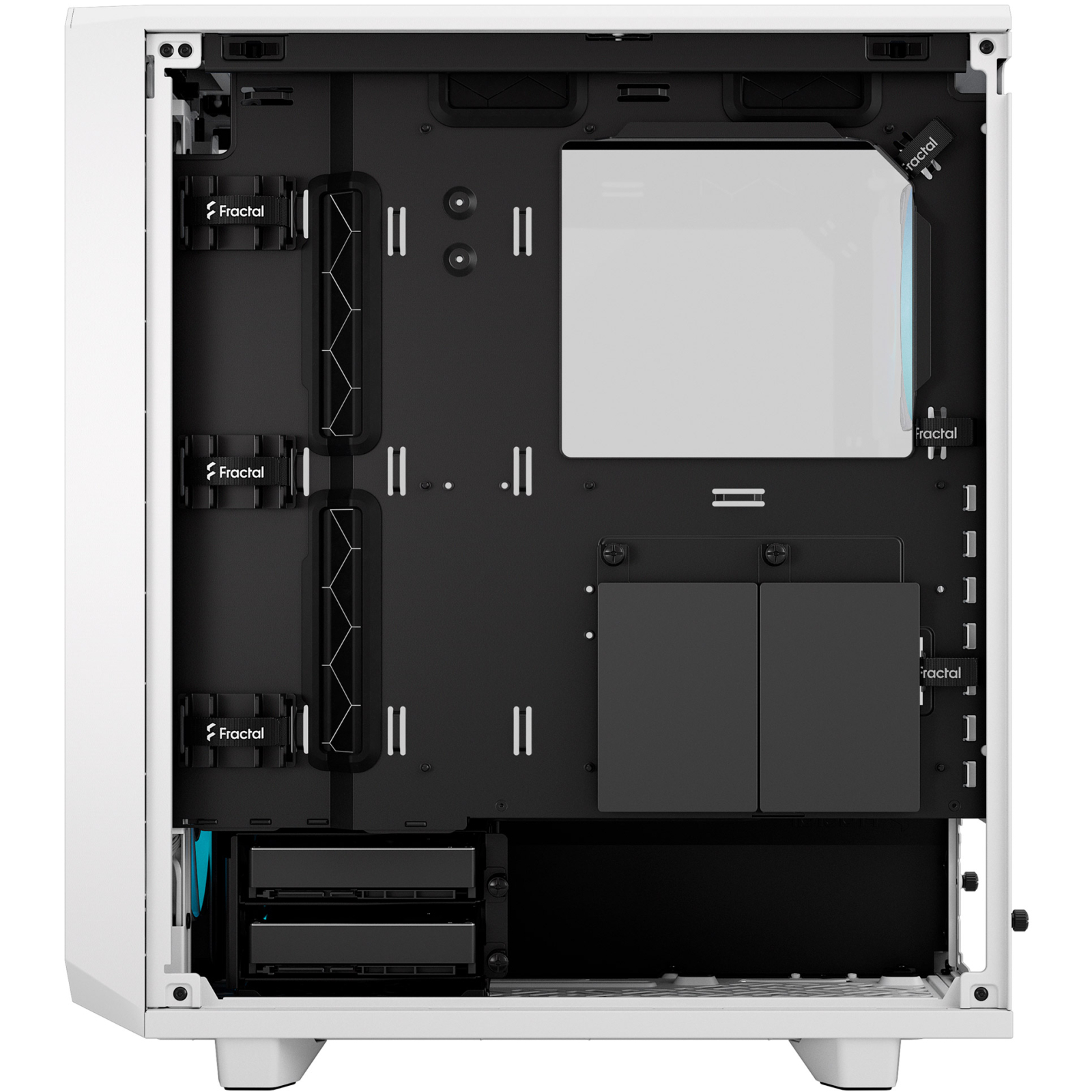 Корпус Fractal Design Meshify 2 Compact RGB White TG (FD-C-MES2C-08) изображение 5