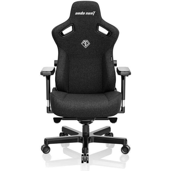 Кресло игровое Anda Seat Kaiser 3 Fabric Size L Dark Gray (AD12YDC-L-01-GB-CF) изображение 2