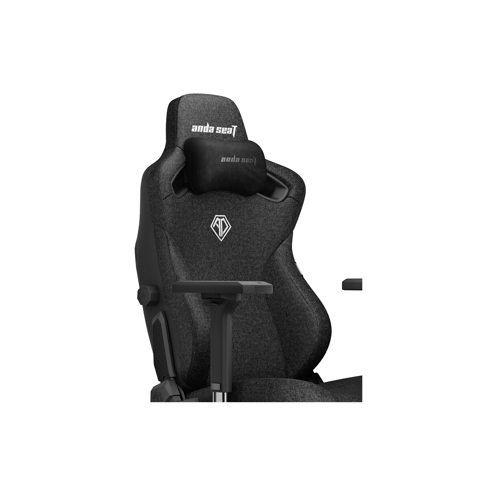 Крісло ігрове Anda Seat Kaiser 3 Fabric Size L Black (AD12YDC-L-01-B-CF) зображення 5