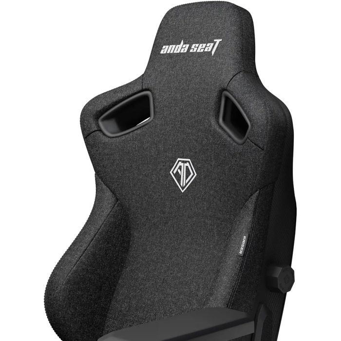 Кресло игровое Anda Seat Kaiser 3 Fabric Size L Dark Gray (AD12YDC-L-01-GB-CF) изображение 6
