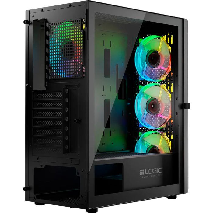 Корпус Logic concept ARAMIS MESH+GLASS ARGB fans 4x120mm BLACK (AT-ARAMIS-10-0000000-0002) изображение 8