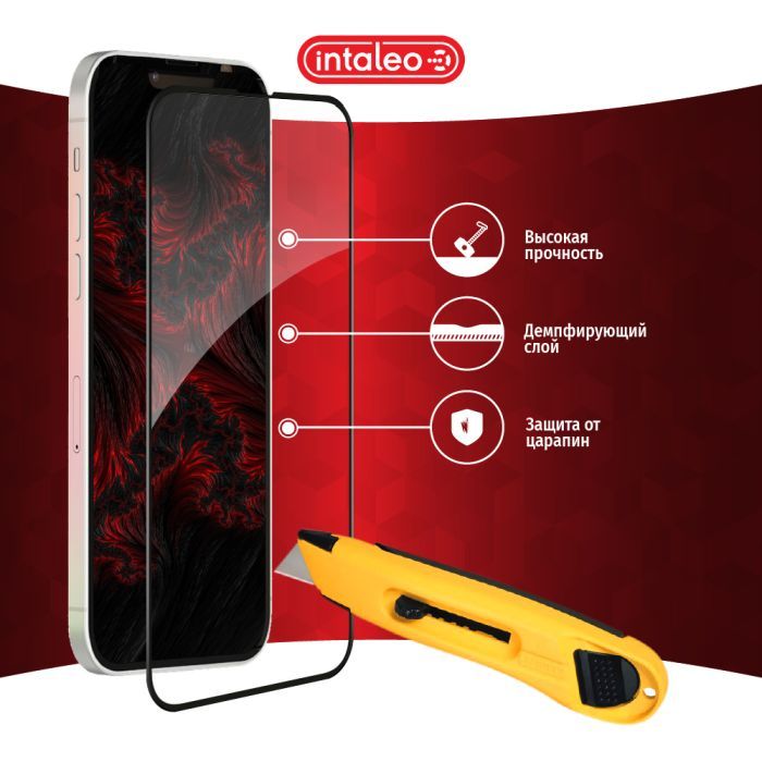 Стекло защитное Intaleo Full Glue ESD Apple Iphone 13/13 Pro (1283126535598) изображение 4