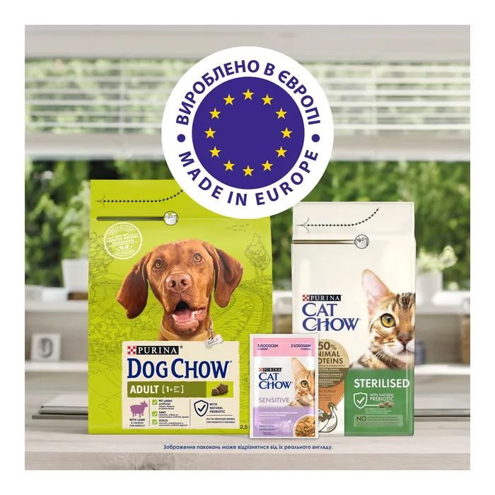 Сухой корм для кошек Purina Cat Chow Sensitive с лососем 15 кг (7613035394902) изображение 10