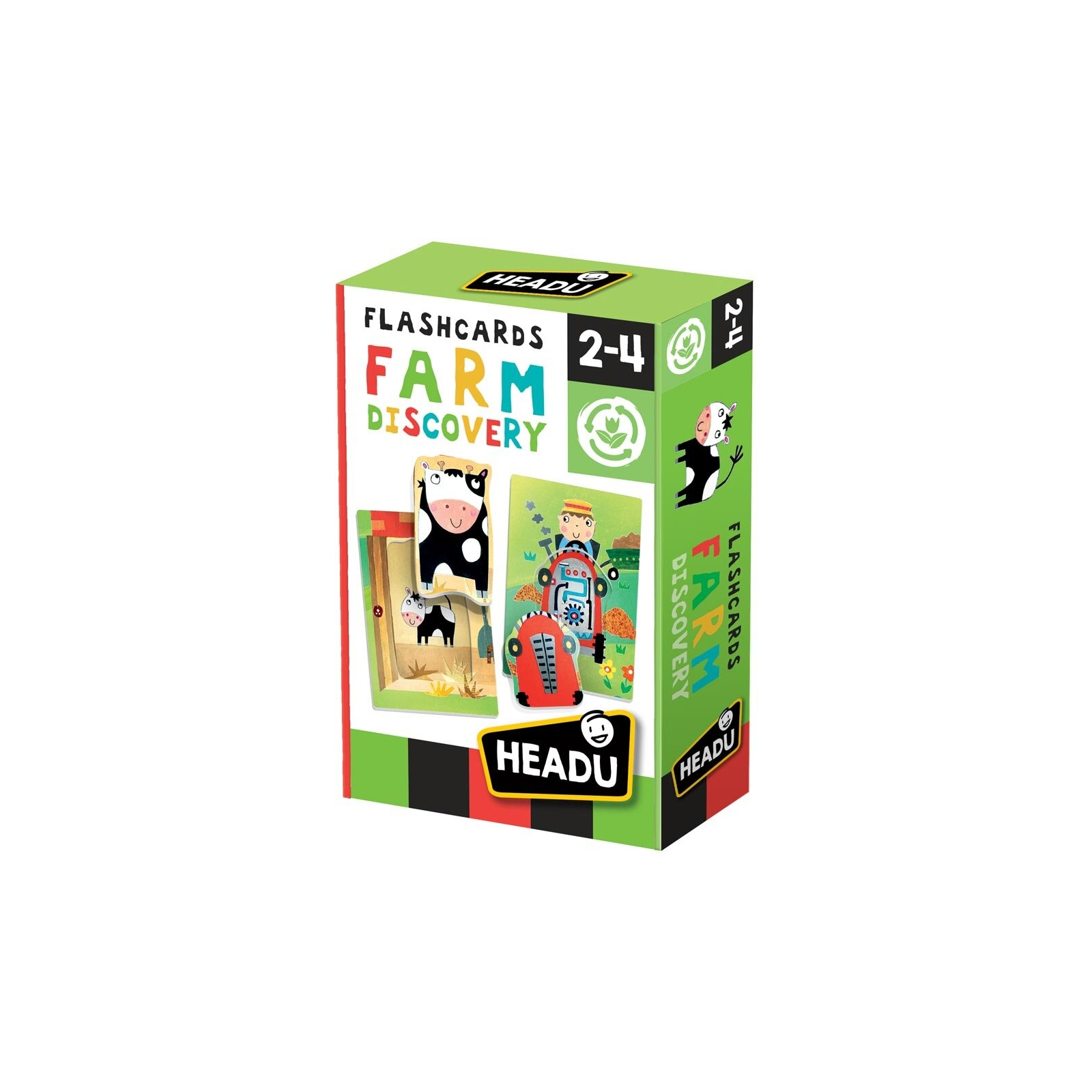 Развивающая игрушка Headu Карты-игра Монтессори Ферма и ее жители (MU24001)