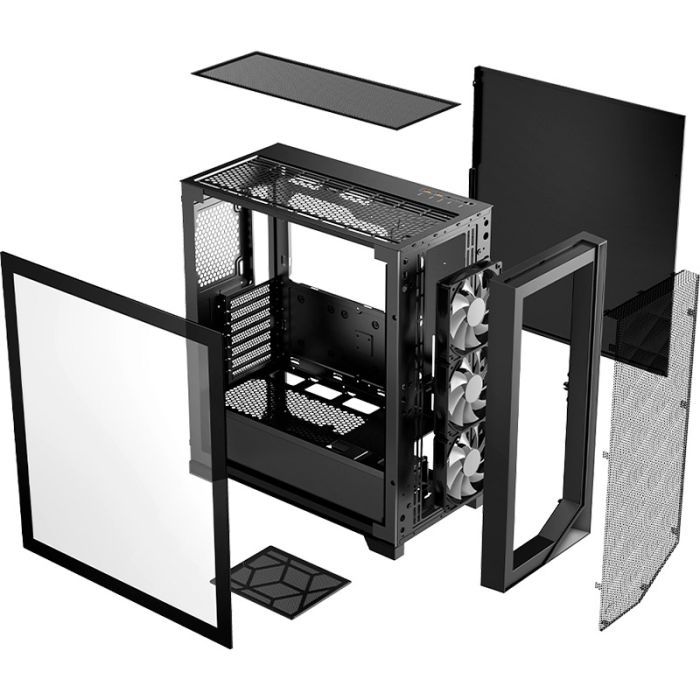 Корпус PcCooler C3D510 BK ARGB изображение 5