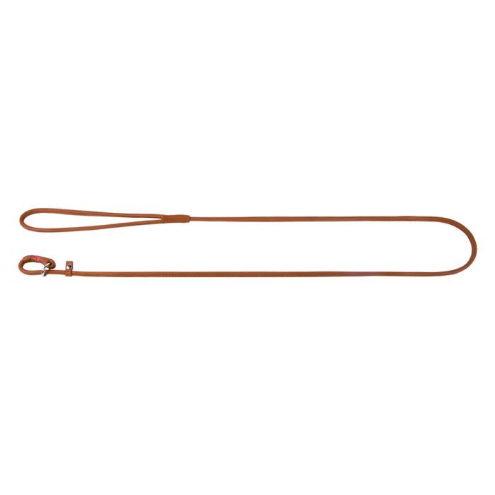 Повідець для собак WAUDOG Soft з QR паспортом круглий Ш 6 мм Д 135 см коричневий (73546) зображення 2