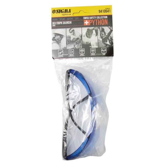 Защитные очки Sigma Python anti-scratch, прозрачные (9410621) изображение 7