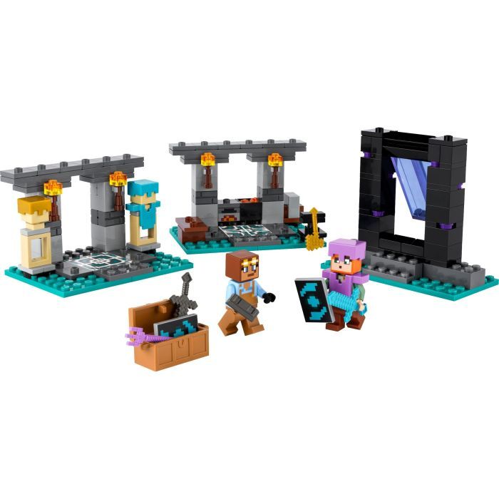 Конструктор LEGO Minecraft Оружейная мастерская 203 деталей (21252) изображение 2