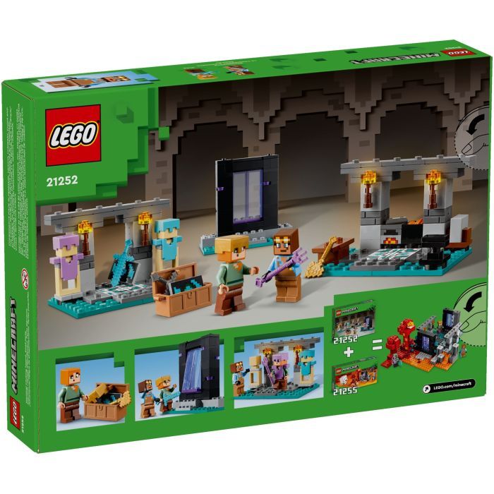 Конструктор LEGO Minecraft Оружейная мастерская 203 деталей (21252) изображение 8