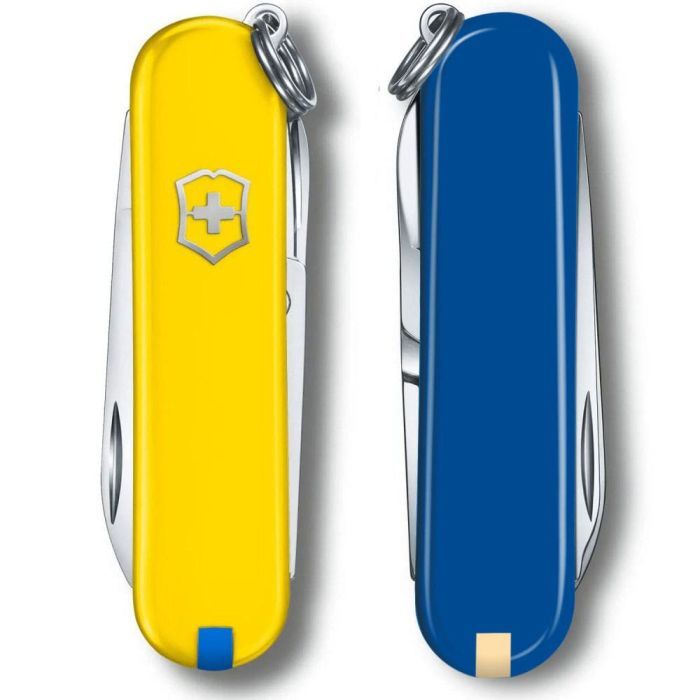 Нож Victorinox Classic SD Ukraine Жовто-синій (0.6223.8G.2) изображение 6