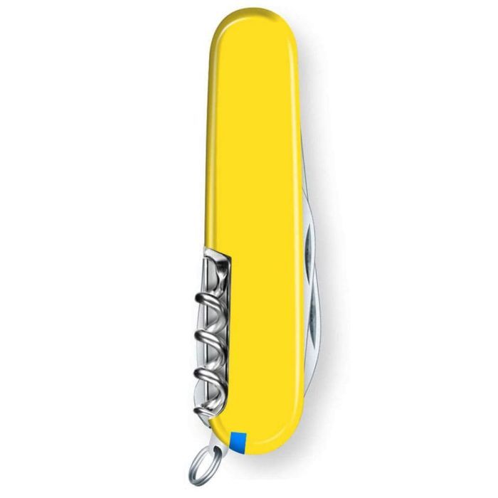 Нож Victorinox Huntsman Ukraine 91 мм Червоно-чорний (1.3713.1.3) изображение 5