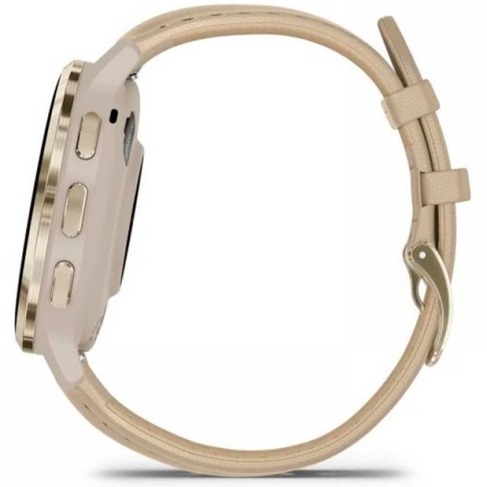Смарт-часы Garmin Venu 3S, Fr. Gray + Soft Gold, Leather, GPS (010-02785-55) изображение 5