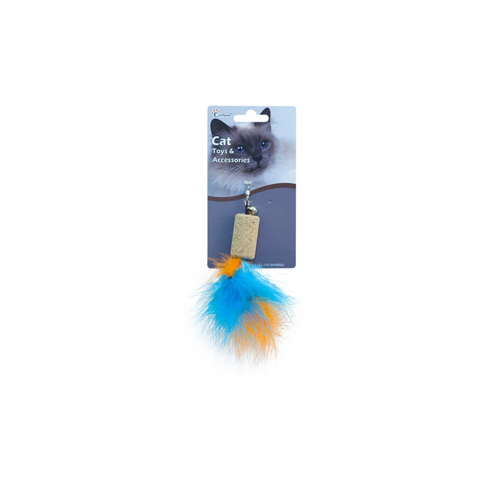 Игрушка для кошек Eastland с перьями 4х2.2 см (6970115703056)