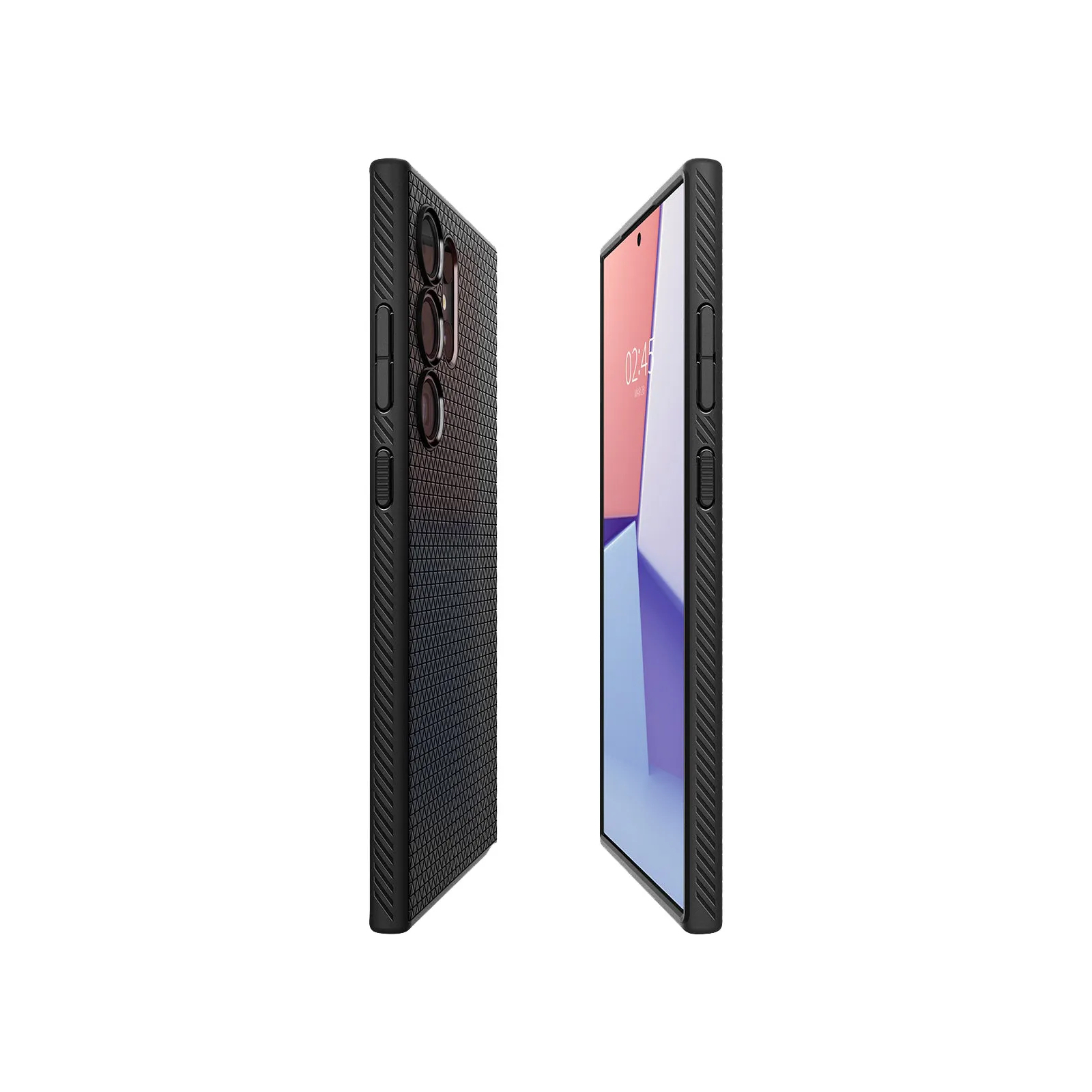 Чохол до мобільного телефона Spigen Samsung Galaxy S24 Ultra Liquid Air Matte Black (ACS07287) зображення 7