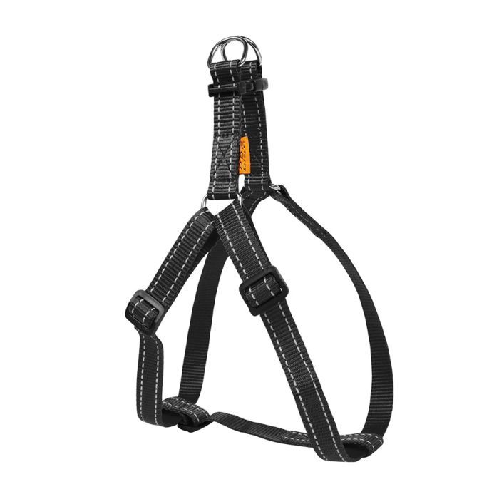 Шлей для собак Dog Extreme из нейлона регулируемая Ш 25 мм В:60-90 см голубая (06682) изображение 2