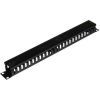 Кабельный организатор 19" 1U з кришкою, корпус метал Voltronic (05055)