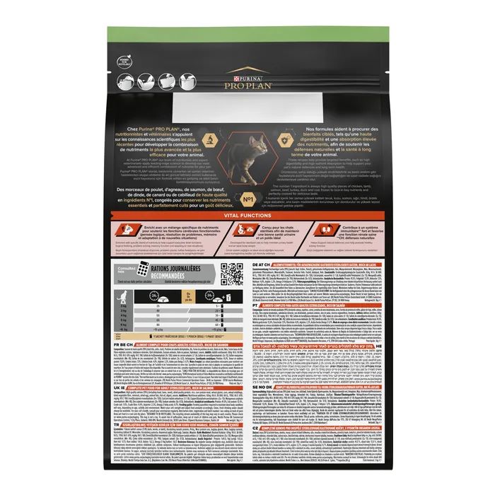 Сухой корм для кошек Purina Pro Plan Sterilised с лососем 3 кг (7613036517454) изображение 3