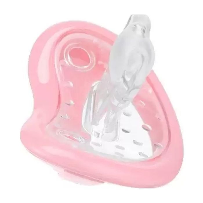 Пустышка Curaprox + контейнер для хранения 18-36 мес. розовая (Babysoother pink size 2) изображение 2