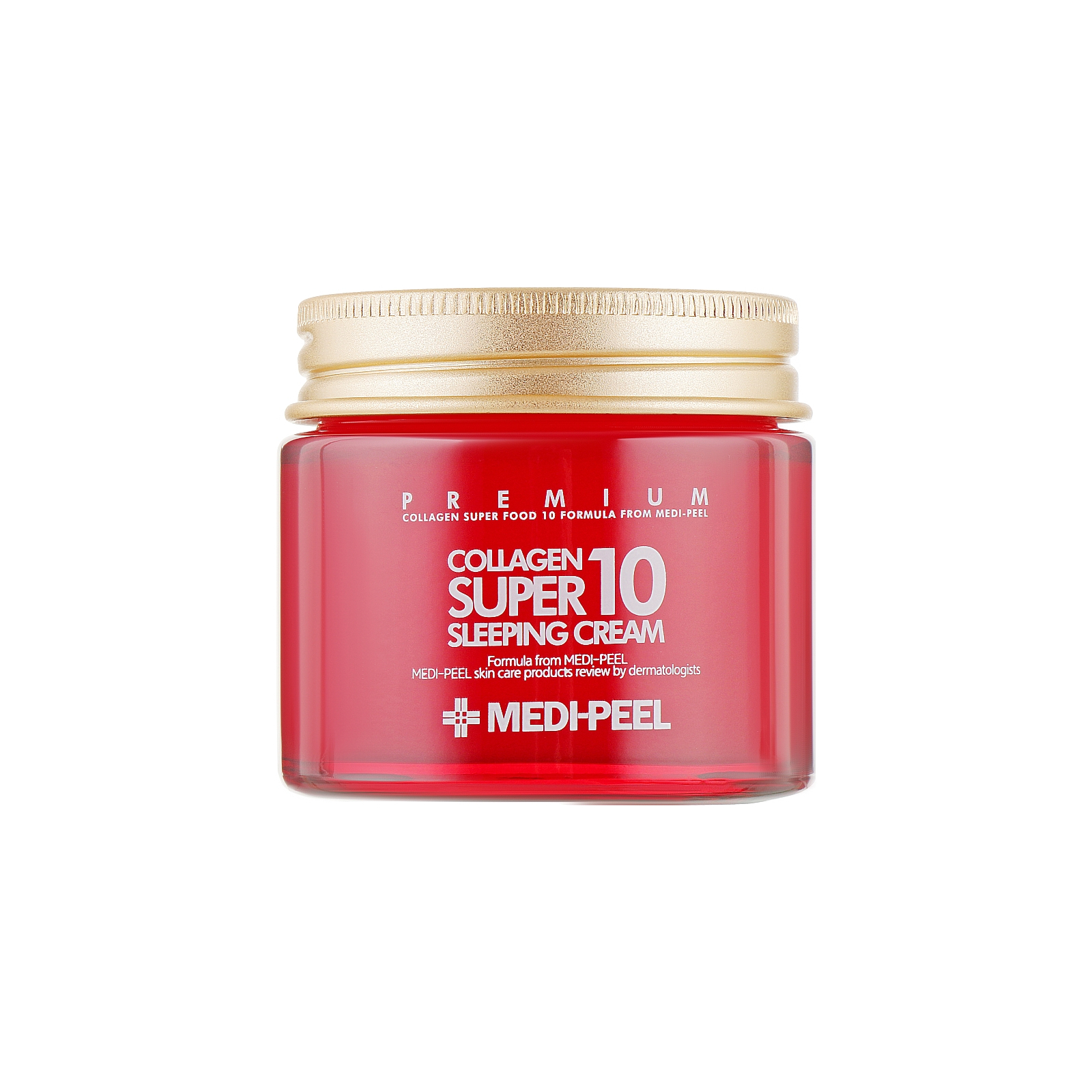 Крем для лица Medi-Peel Collagen Super10 Sleeping Cream Омолаживающий ночной с коллагеном 70 мл (8809409342382)