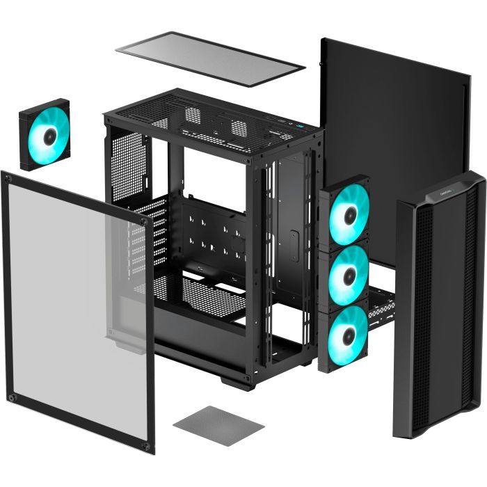 Корпус Deepcool CC560 V2 Black (R-CC560-BKGAA4-G-2) зображення 10