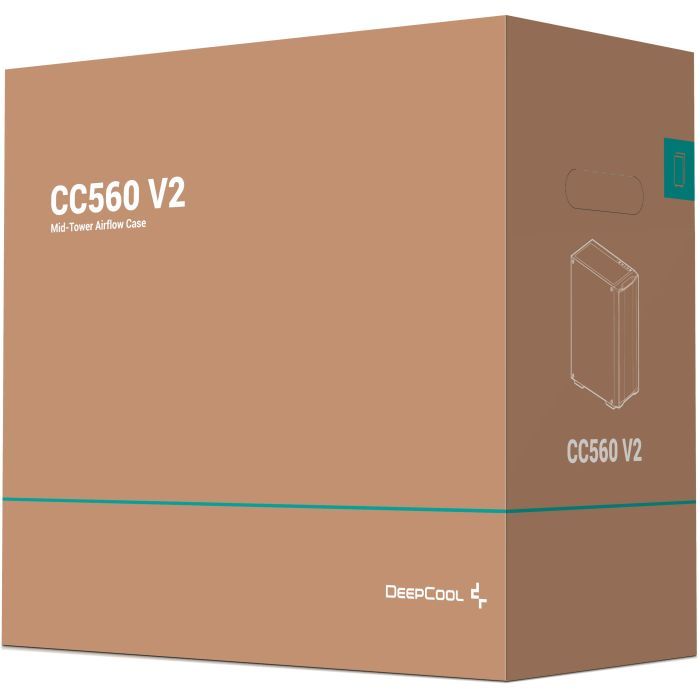 Корпус Deepcool CC560 V2 Black (R-CC560-BKGAA4-G-2) зображення 12