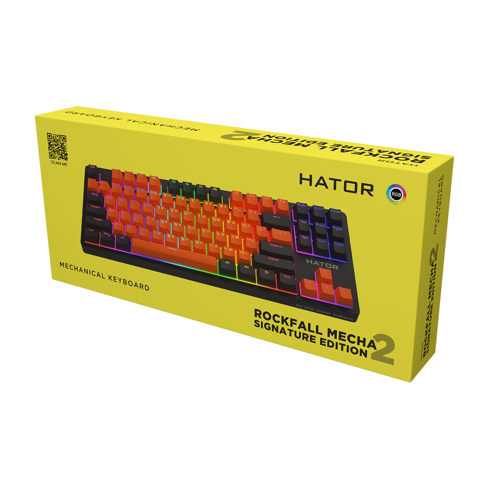 Клавиатура Hator Rockfall 2 Mecha Signature Edition USB Black/Gray (HTK-520-BBG) изображение 6