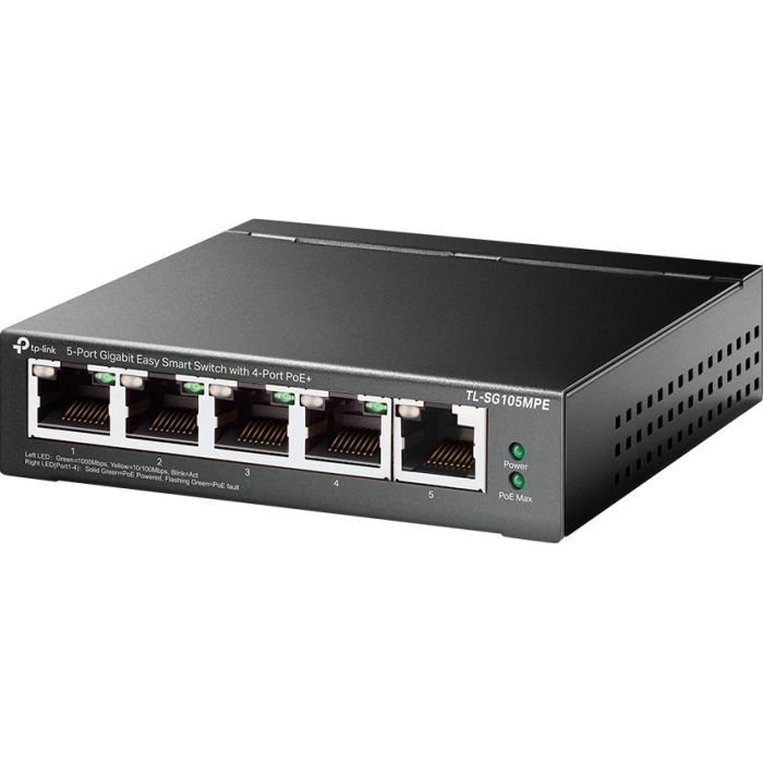 Коммутатор сетевой TP-Link TL-SG105MPE изображение 2