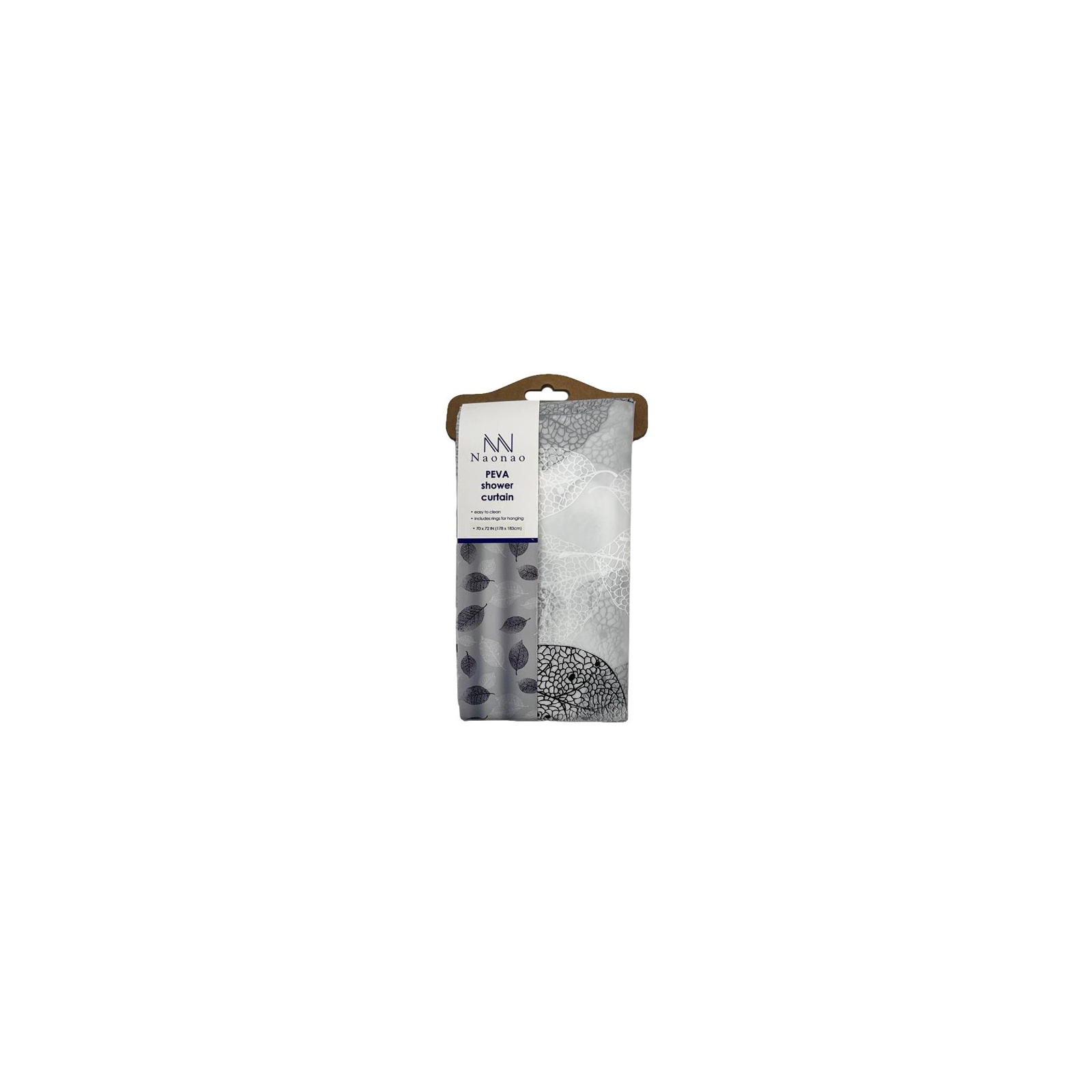 Шторка для ванної Stenson 180х180 см лист (R89755 leaf)