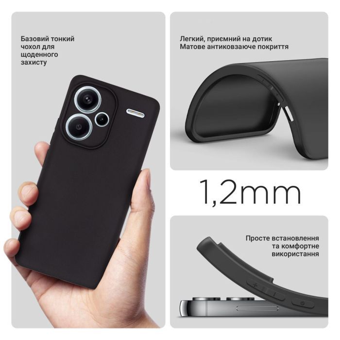 Чехол для мобильного телефона BeCover Xiaomi Redmi Note 13 Pro Plus 5G Black (710917) изображение 3