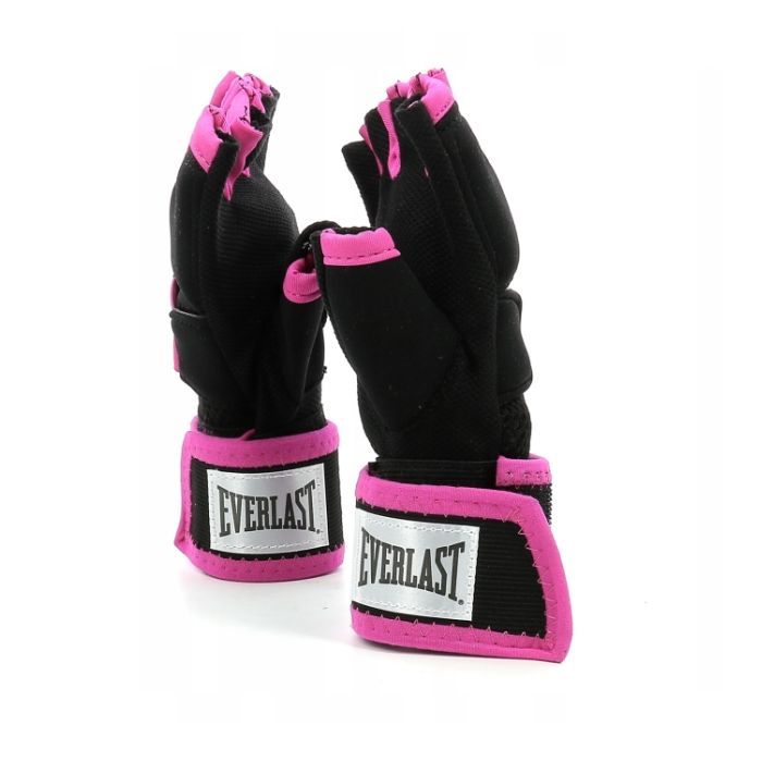 Бинты-перчатки Everlast Evergel Hand Wraps 723791-70-84 Чорні/Рожеві M/L (009283587666) изображение 2