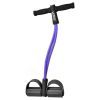 Эспандер LiveUp Soft Pull LS3205 із упорами для ніг фіолетовий 62см (6951376109115)
