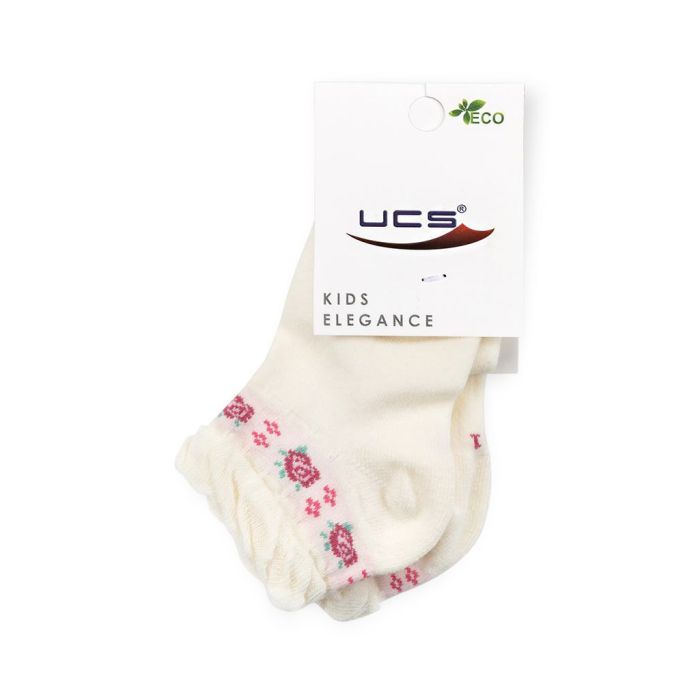 Носки детские UCS Socks с цветочками (M0C0101-1186-7G-white) изображение 3