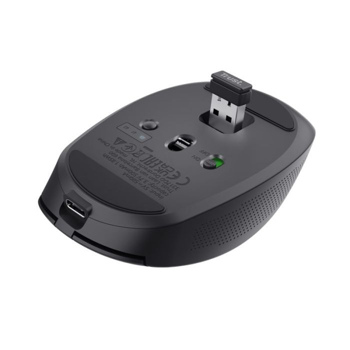 Мышка Trust Ozza compact Bluetooth/Wireless/USB-A Blue (24934) изображение 9