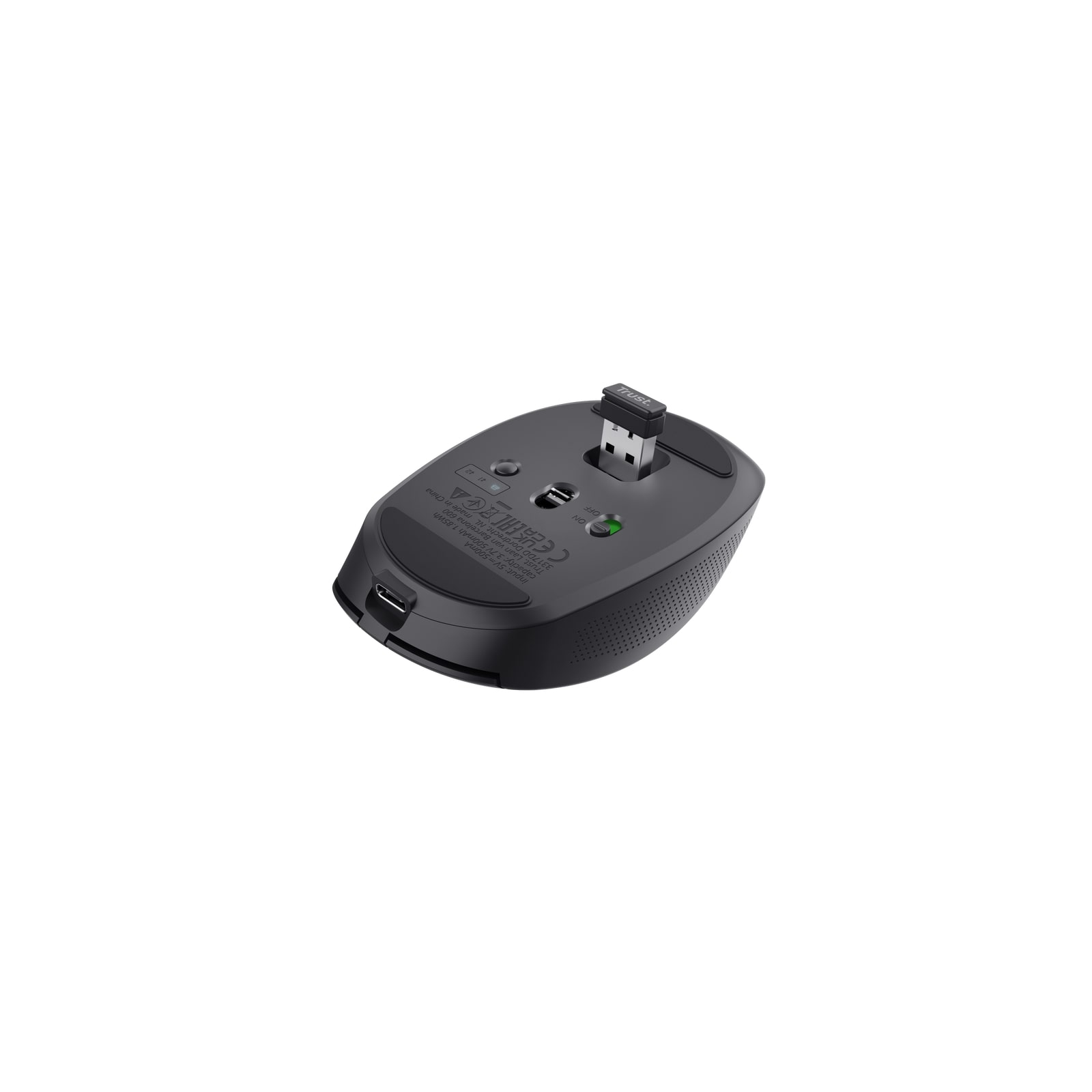 Мышка Trust Ozza compact Bluetooth/Wireless/USB-A Black (24819) изображение 9