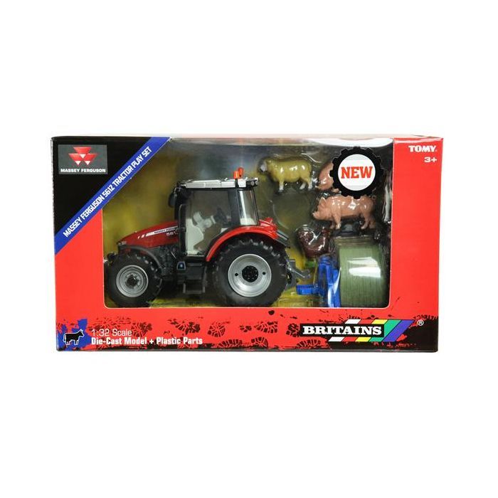 Спецтехника Britains Модель трактора Massey Ferguson 5612 с вилами и фигурками 1:32 (43205)