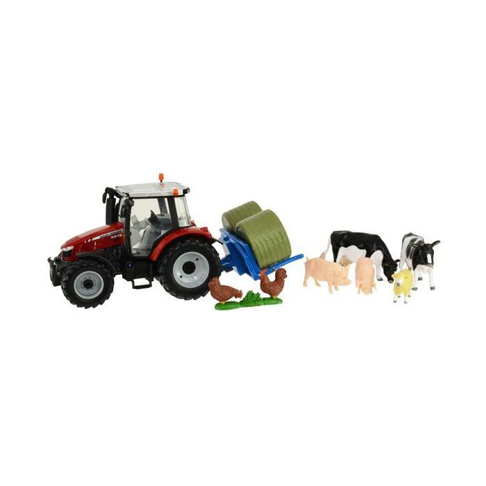 Спецтехника Britains Модель трактора Massey Ferguson 5612 с вилами и фигурками 1:32 (43205) изображение 3