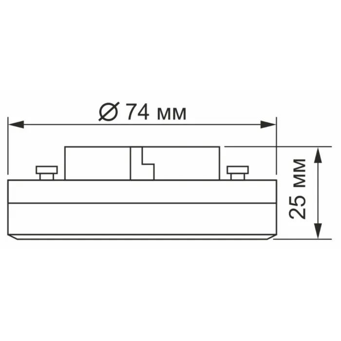 Лампочка Videx GX53 12W 4100K 220V (VL-GX53-12534) зображення 6