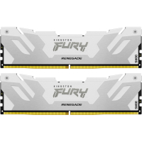 Модуль памяти для компьютера DDR5 32GB (2x16GB) 7600 MHz Renegade White XMP Kingston Fury (ex.HyperX) (KF576C38RWK2-32)
