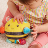 Развивающая игрушка Battat Сенсорная мягкая игрушка – Пчелка пушистик волчок (BX2037Z) изображение 8