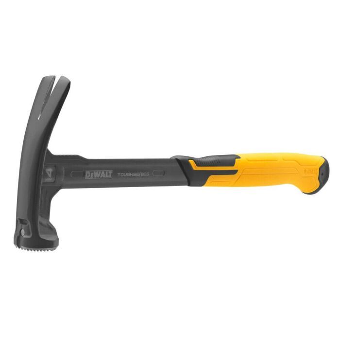 Молоток DeWALT RIP-CLAW, цельнометаллический, 397 г, с прямым гвоздодером (DWHT51138-0) изображение 2